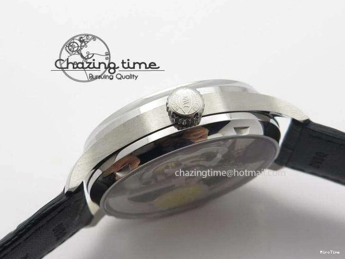 MIROTIME 0125 Bold Portuguese Real PR IW500704 ZF 1:1 Best Edition On Black Leather Strap A 7374